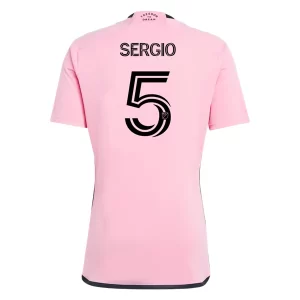 Inter Miami CF Sergio Busquets #5 Thuis tenue 2024-2025 Voetbalshirts Korte Mouw