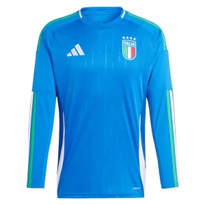 Italië Thuis tenue EK 2024 Voetbalshirts Lange Mouwen