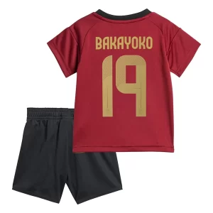 Kids België Johan Bakayoko #19 Thuis tenue EK 2024 Voetbalshirts Korte Mouw (+ Korte broeken)