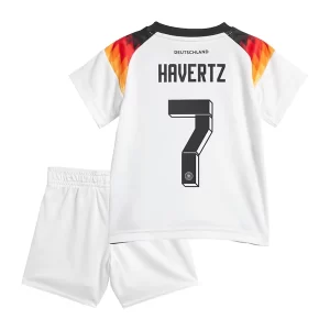 Kids Duitsland Kai Havertz #7 Thuis tenue EK 2024 Voetbalshirts Korte Mouw (+ Korte broeken)