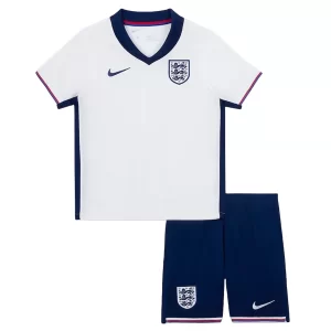 Kids Engeland Thuis tenue EK 2024 Voetbalshirts Korte Mouw (+ Korte broeken)