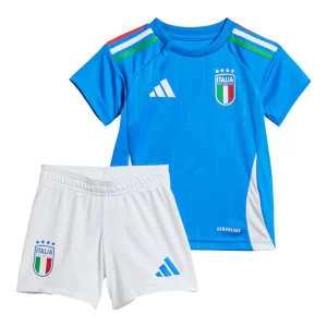 Kids Italië Thuis tenue EK 2024 Voetbalshirts Korte Mouw (+ Korte broeken)
