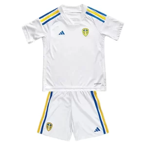 Kids Leeds United Thuis tenue 2023-2024 Voetbalshirts Korte Mouw (+ Korte broeken)