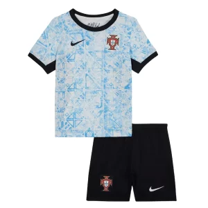 Kids Portugal Uit tenue EK 2024 Voetbalshirts Korte Mouw (+ Korte broeken)