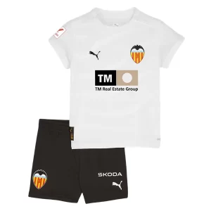 Kids Valencia CF Thuis tenue 2023-2024 Voetbalshirts Korte Mouw (+ Korte broeken)
