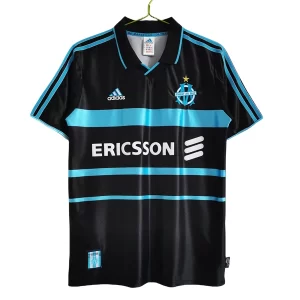 Olympique de Marseille 1999-2000 Derde tenue Korte Mouw Retro Voetbalshirts