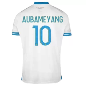Olympique de Marseille Pierre-Emerick Aubameyang #10 Thuis tenue 2023-2024 Voetbalshirts Korte Mouw