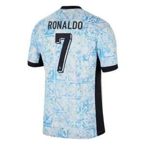 Portugal Ronaldo #7 Uit tenue EK 2024 Voetbalshirts Korte Mouw