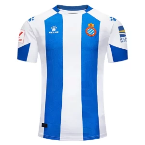 RCD Espanyol Thuis tenue 2023-2024 Voetbalshirts Korte Mouw
