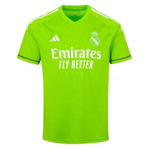 Real Madrid Keeper Thuis tenue 2023-2024 Voetbalshirts Korte Mouw