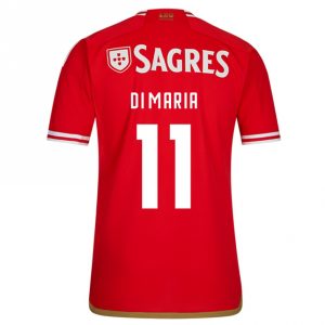 SL Benfica Ángel Di María #11 Thuis tenue 2023-2024 Voetbalshirts Korte Mouw