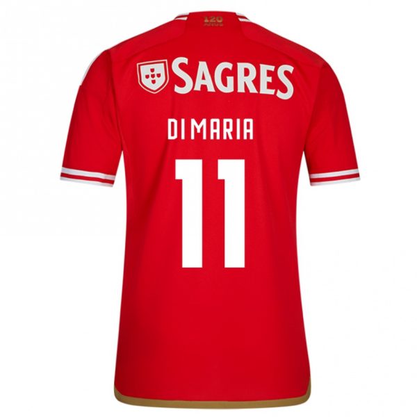 SL Benfica Ángel Di María #11 Thuis tenue 2023-2024 Voetbalshirts Korte Mouw