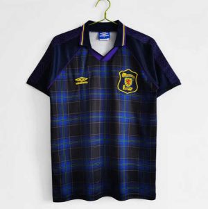 Schotland 1994/96 Thuis tenue Korte Mouw Retro Voetbalshirts