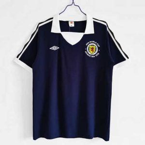 Schotland WK 1978 Thuis tenue Korte Mouw Retro Voetbalshirts