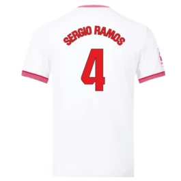 Sevilla FC Sergio Ramos #4 Thuis tenue 2023-2024 Voetbalshirts Korte Mouw
