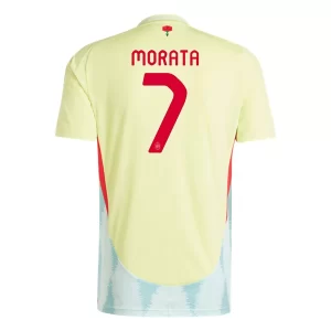 Spanje Alvaro Morata #7 Uit tenue EK 2024 Voetbalshirts Korte Mouw