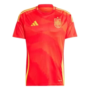 Spanje Thuis tenue EK 2024 Voetbalshirts Korte Mouw