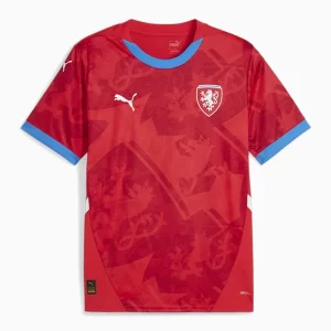 Tsjechië Thuis tenue EK 2024 Voetbalshirts Korte Mouw