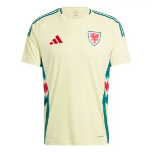 Wales Uit tenue 2024 Voetbalshirts Korte Mouw