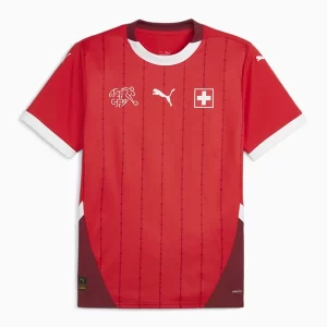 Zwitserland Thuis tenue EK 2024 Voetbalshirts Korte Mouw