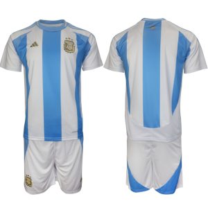 Argentinië Voetbaltenue 2024/25 Thuis tenue Korte Mouw (+ Korte broeken)