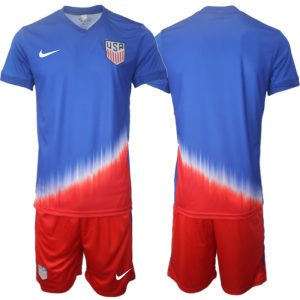 Copa América 2024 Verenigde Staten Voetbaltenue 2024/25 Uitshirt Korte Mouw (+ Korte broeken)