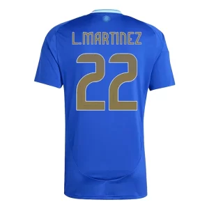 Copa América 2024 Voetbalshirts Argentinië Lautaro Martinez #22 Uit tenue Korte Mouw