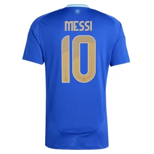 Copa América 2024 Voetbalshirts Argentinië Lionel Messi #10 Uit tenue Korte Mouw