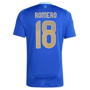 Copa América 2024 Voetbalshirts Argentinië Romero #18 Uit tenue Korte Mouw