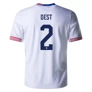 Copa América 2024 Voetbalshirts Verenigde Staten Sergino Dest #2 Thuis tenue Korte Mouw