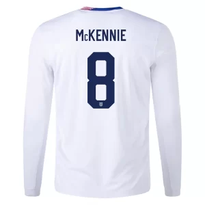 Copa América 2024 Voetbalshirts Verenigde Staten Weston McKennie #8 Thuis tenue Lange Mouwen