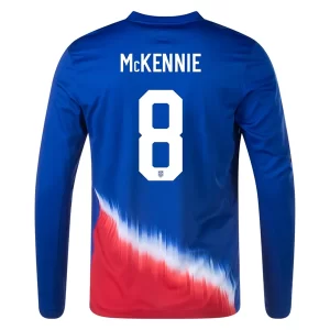 Copa América 2024 Voetbalshirts Verenigde Staten Weston McKennie #8 Uit tenue Lange Mouwen