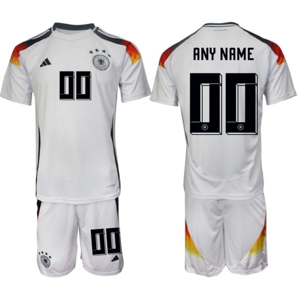 EK 2024 Duitsland Voetbaltenue 2024/25 Any Name Thuis tenue Korte Mouw (+ Korte broeken)