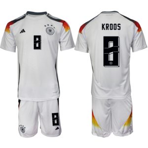 EK 2024 Duitsland Voetbaltenue 2024/25 Toni Kroos #8 Thuis tenue Korte Mouw (+ Korte broeken)