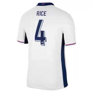 EK 2024 Engeland Voetbalshirts Declan Rice #4 Thuis tenue Korte Mouw