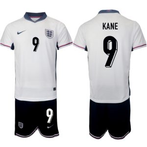 EK 2024 Engeland Voetbaltenue 2024/25 Harry Kane #9 Thuis tenue Korte Mouw (+ Korte broeken)