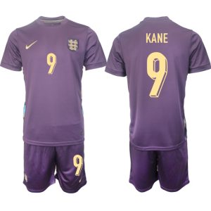 EK 2024 Engeland Voetbaltenue 2024/25 Harry Kane #9 Uit tenue Korte Mouw (+ Korte broeken)