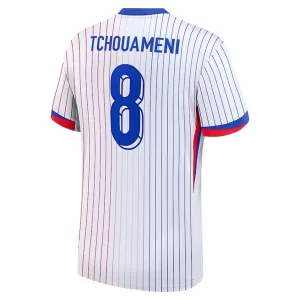 EK 2024 Frankrijk Voetbalshirts Aurelien Tchouameni #8 Uit tenue Korte Mouw