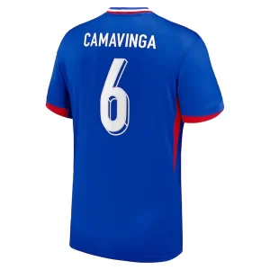 EK 2024 Frankrijk Voetbalshirts Eduardo Camavinga #6 Thuis tenue Korte Mouw