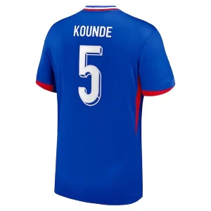 EK 2024 Frankrijk Voetbalshirts Jules Kounde #5 Thuis tenue Korte Mouw