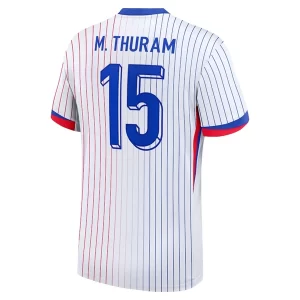 EK 2024 Frankrijk Voetbalshirts Marcus Thuram #15 Uit tenue Korte Mouw