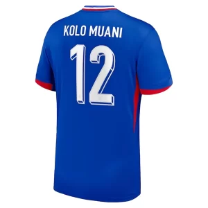 EK 2024 Frankrijk Voetbalshirts Randal Kolo Muani #12 Thuis tenue Korte Mouw