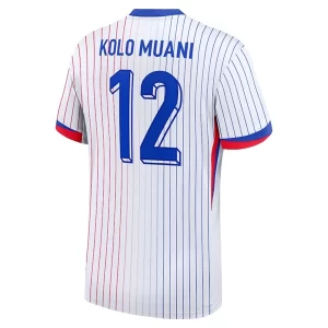 EK 2024 Frankrijk Voetbalshirts Randal Kolo Muani #12 Uit tenue Korte Mouw