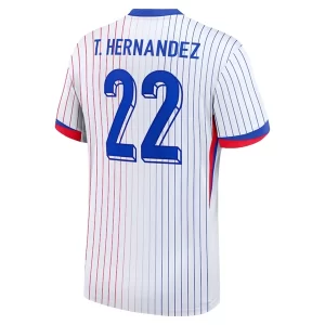 EK 2024 Frankrijk Voetbalshirts Theo Hernandez #22 Uit tenue Korte Mouw