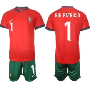 EK 2024 Portugal Voetbaltenue 2024/25 Rui Patricio #1 Thuis tenue Korte Mouw (+ Korte broeken)