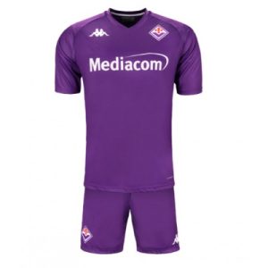 Kids ACF Fiorentina Thuis tenue 2024/25 Voetbalshirts Korte Mouw (+ Korte broeken)