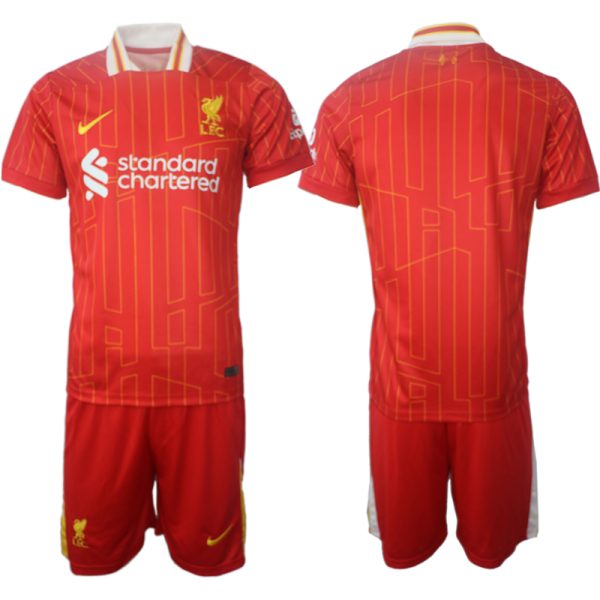 Liverpool Voetbaltenue 2024/25 Thuis tenue Korte Mouw (+ Korte broeken)