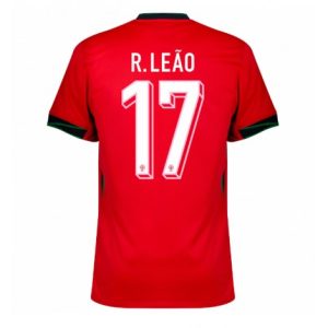 Kopen EK 2024 Portugal Thuis tenue Rafael Leao #17 Korte Mouw