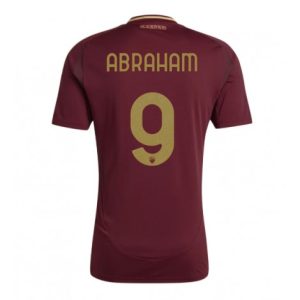 Nieuwe 2024-25 AS Roma Thuis tenue Tammy Abraham #9 met korte mouwen voor Heren Kopen